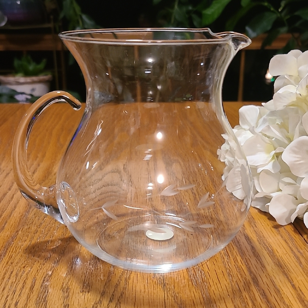Princess House Heritage Drinkware Pitcher - 5.25" Tall